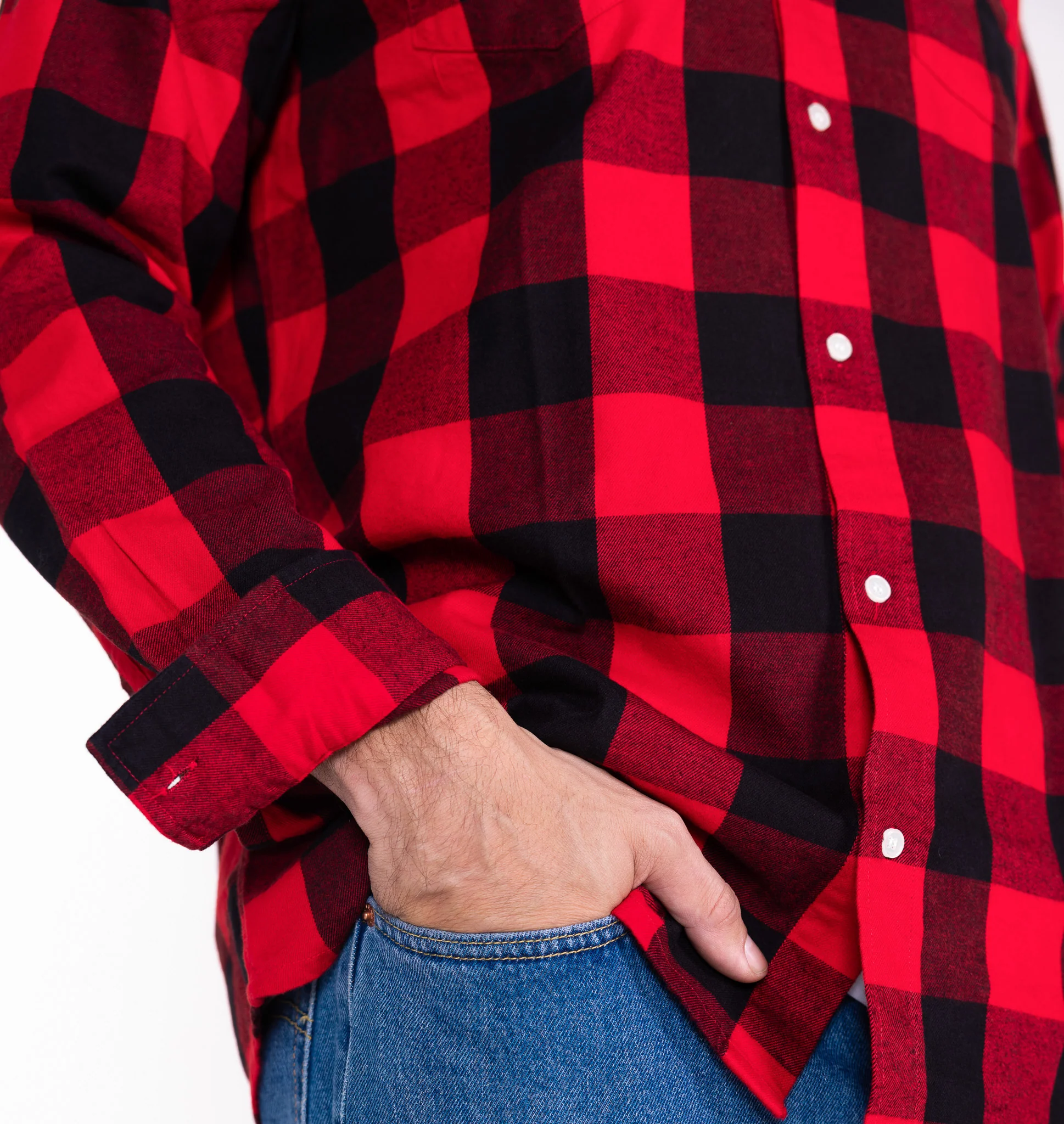 Red Check Flannel - Image 4