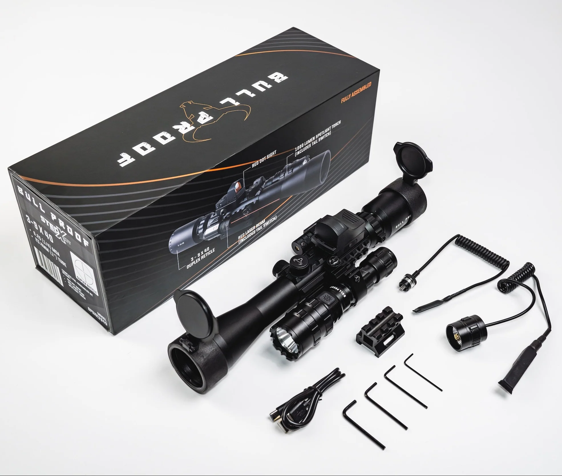 3-9x40 STED X Scope Kit (Red dot, Laser, Torch) - Image 3