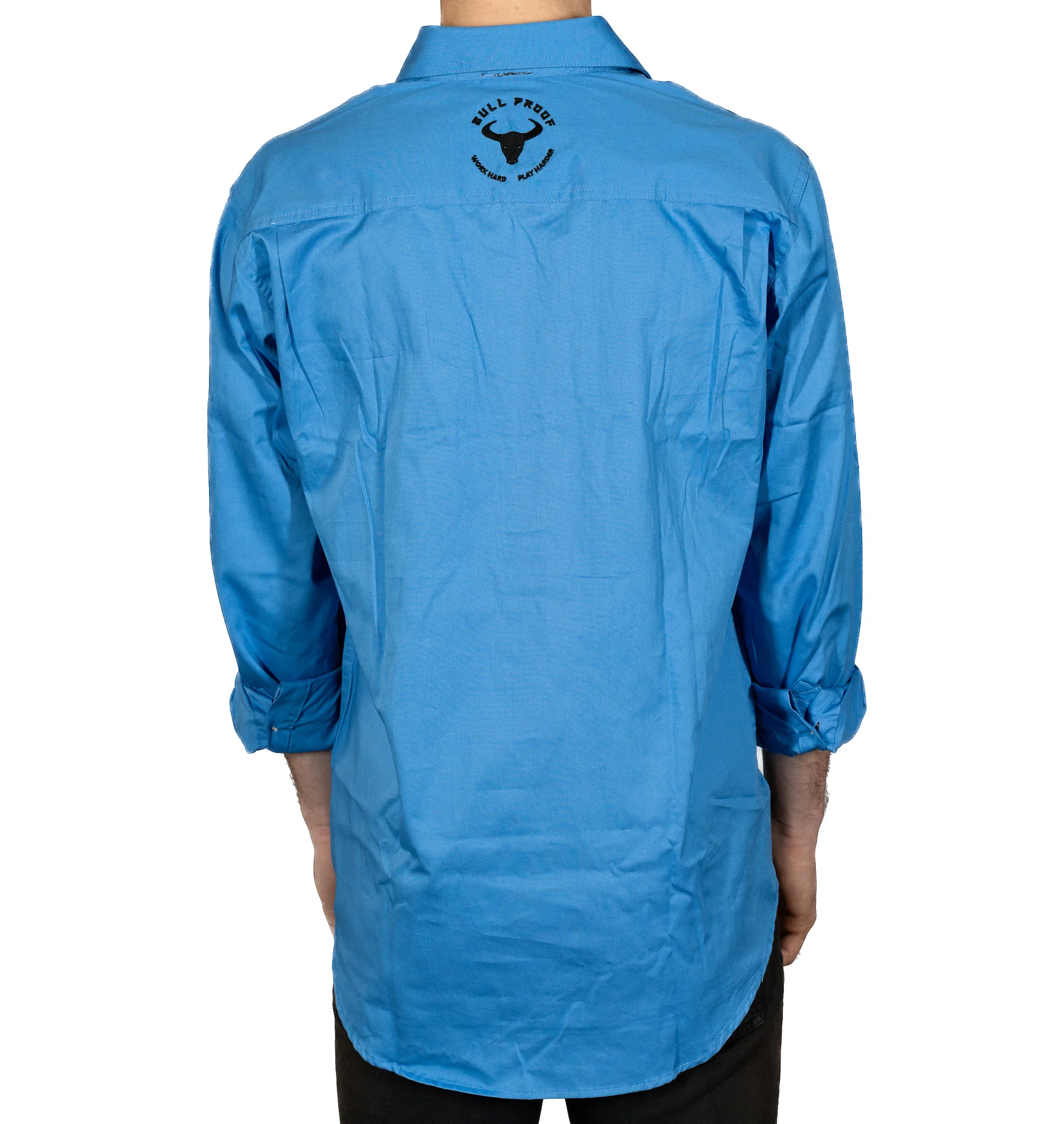 Light Blue Work Shirt - Image 3