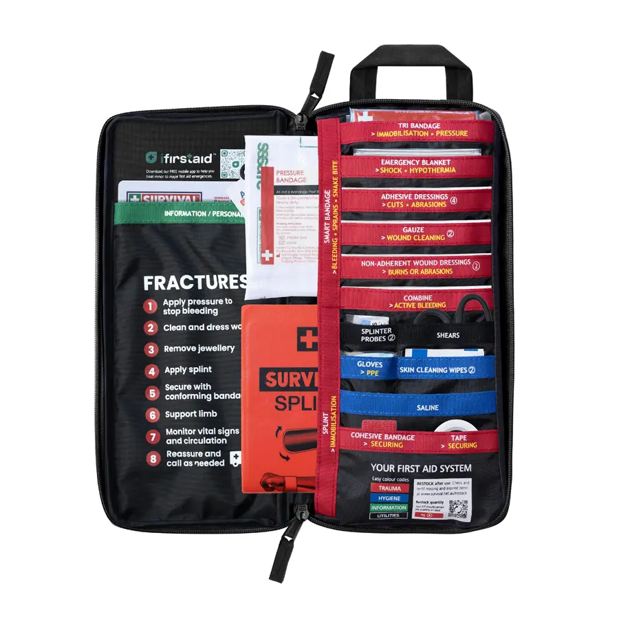 Slimline First Aid Kit (Survival) - Olive Green - Image 3